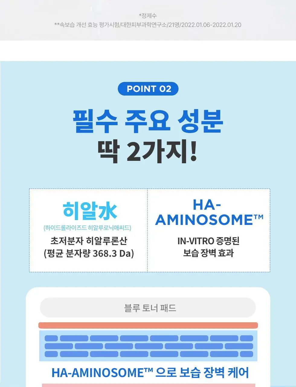 [화잘먹패드] 웰라쥬 리얼 히알루로닉 블루 토너 패드 70매 기획 (+원데이키트1ea) 상세페이지 14